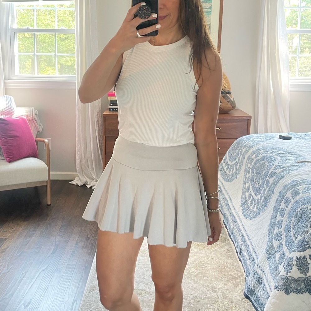 As Revival Gray Activewear Tennis Golf Mini Skirt
